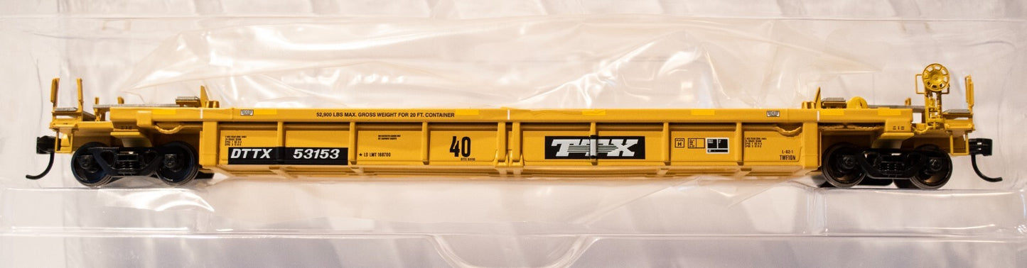 Walthers HO #910-8422 Thrall Rebuilt 40' Well Car - Ready to Run -- TTX DTTX #53