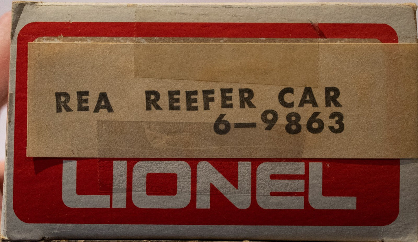 Lionel O Scale #6-9863 REA Reefer Car