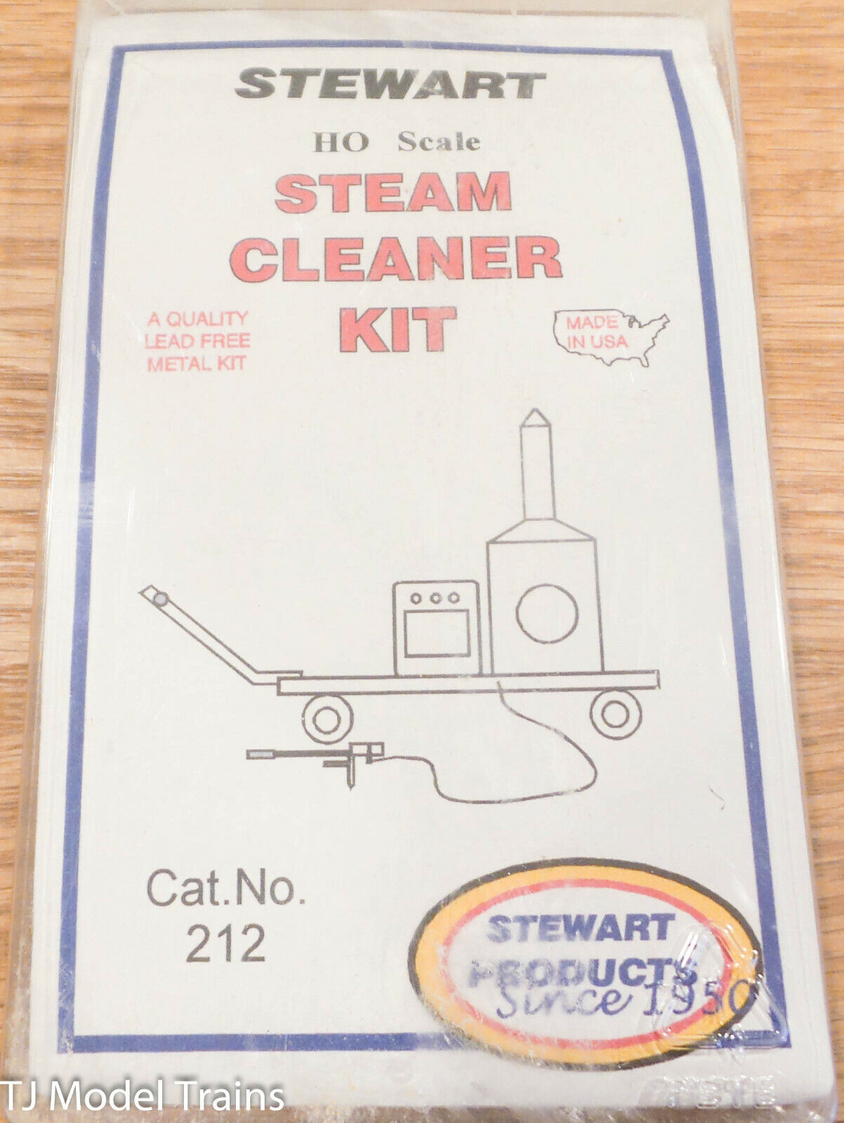 Stewart HO Scale #212 Portable Heavy Duty Steam Cleaner - 1 x 1/4" 2.54 x .6cm