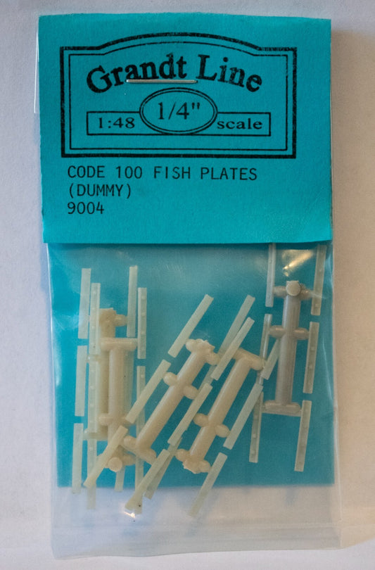Grandt Line #9004 Dummy Fish Plates -- Code 100