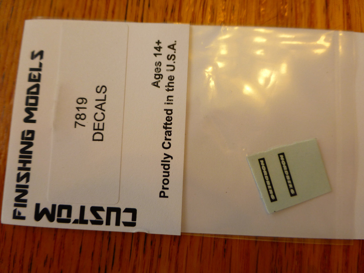 Custom Finishing HO #7819 Decal Set -- For Nordberg Scarifier