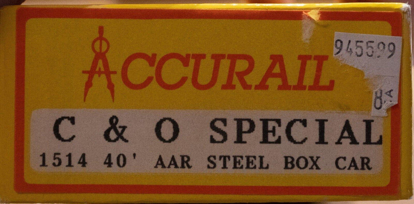 Accurail HO #1514 (40' AAR Box Steel) C&O