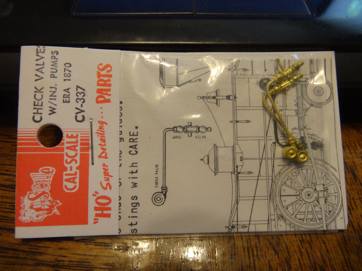 Cal-Scale HO #337 Check Valves w/Injector Pumps (Brass Castings)