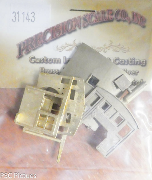 Precision Scale HOn3 #31143 Cab KLit, Modern C-16, HOn3 (Brass Castings)
