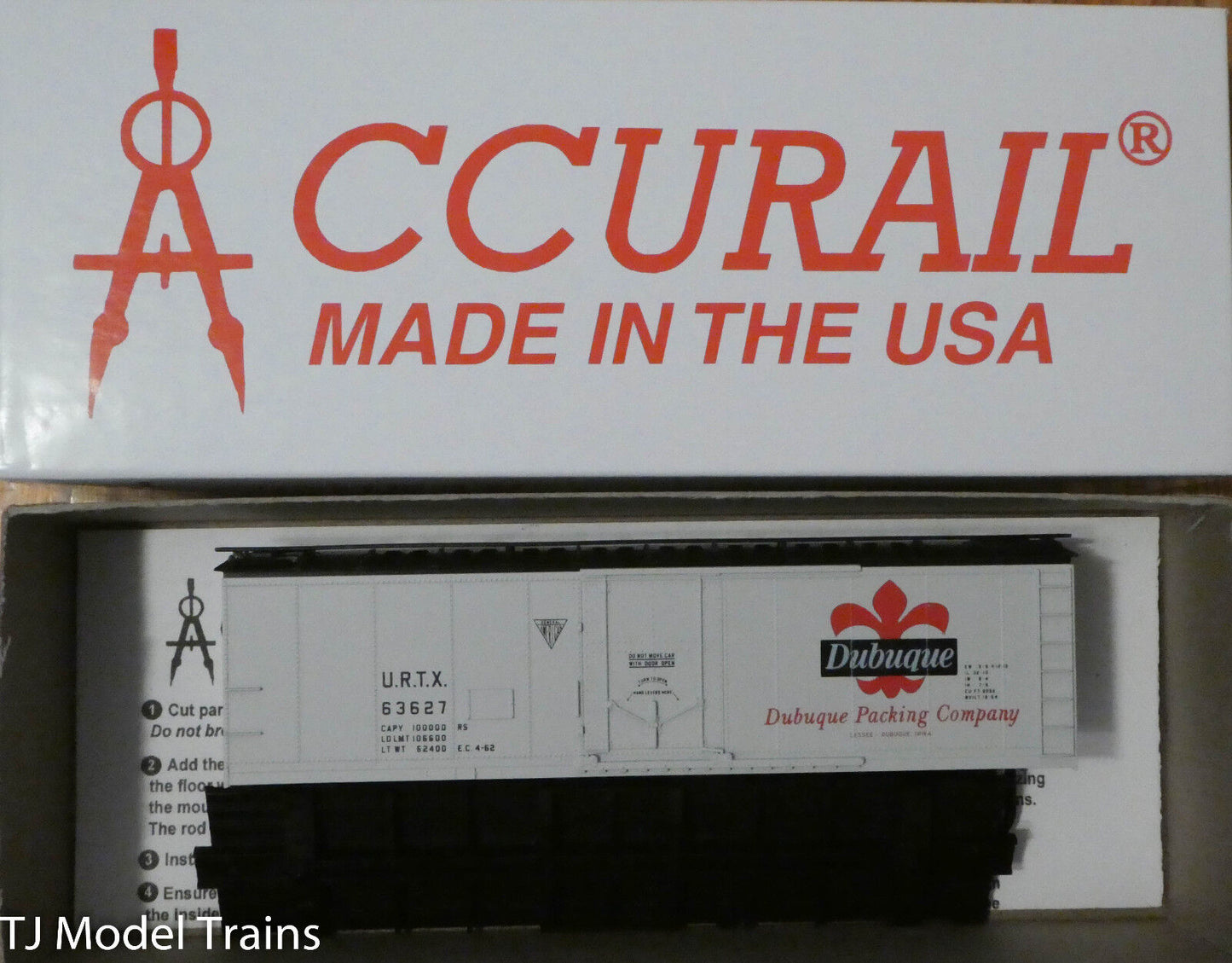 Accurail HO #8523 NADX-Dubuque 40' Steel Reefer
