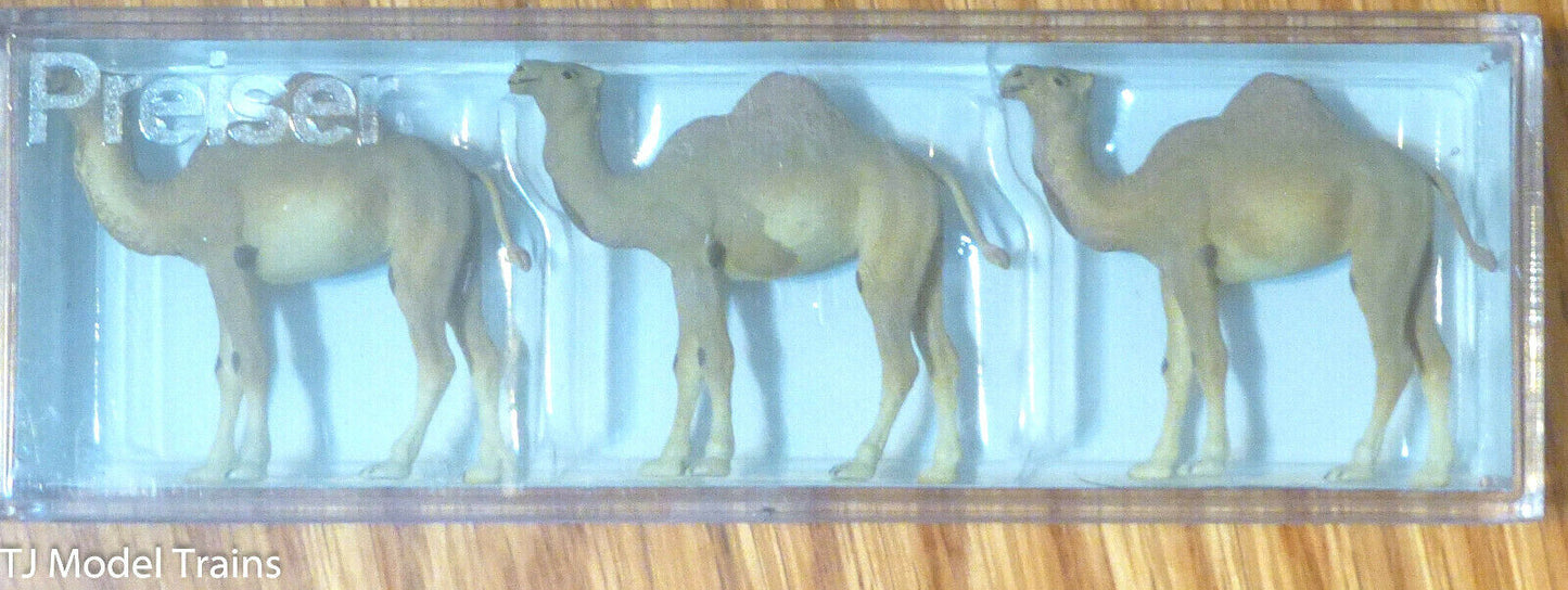 Preiser HO #20397 Dromedaries (Arabian Camel) Plastic/Painted/1:87th Scale