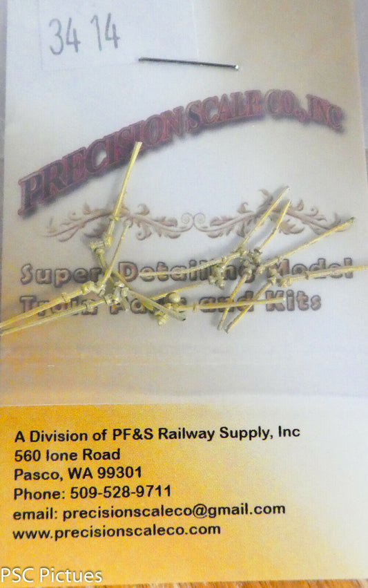 Precision Scale HO #3414 Sanders, Small Viloco (Brass Castings) 8 in pkg