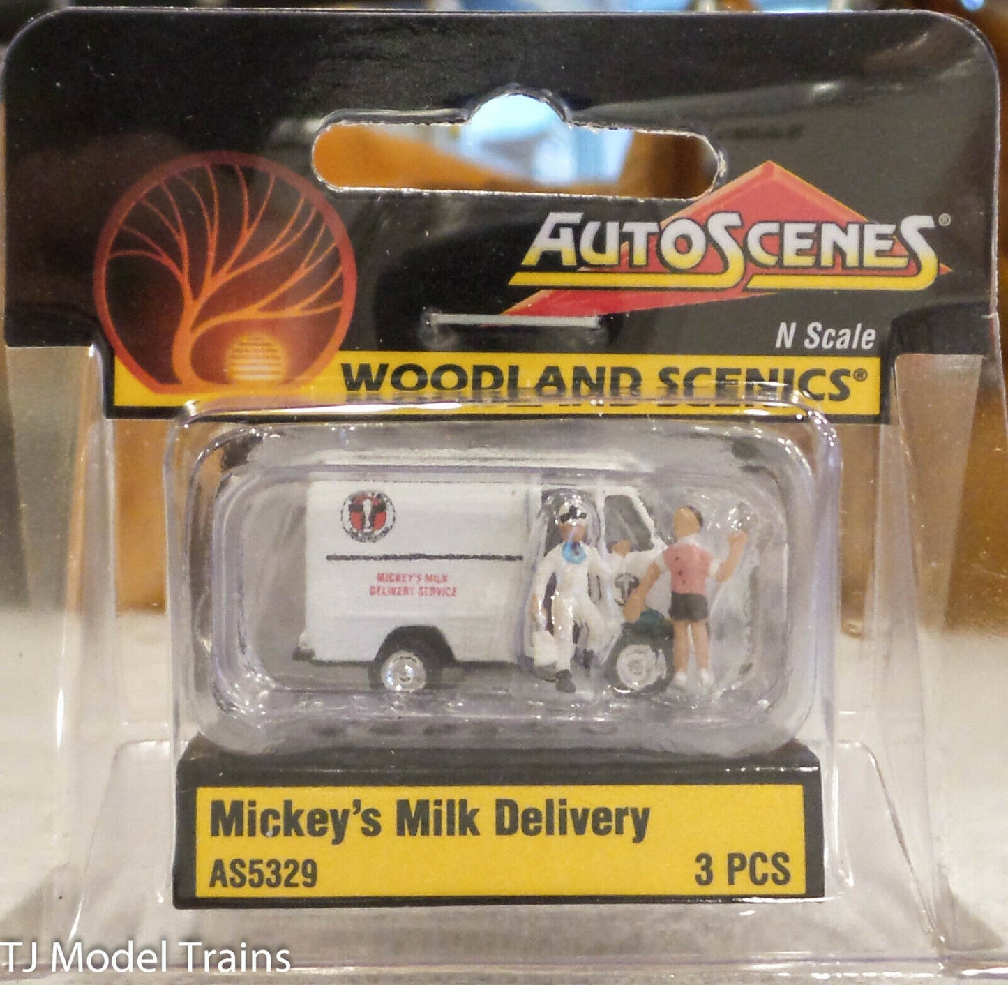 Woodland Scenics: AS #5329 N-Scale Mickey's Milk Delivery