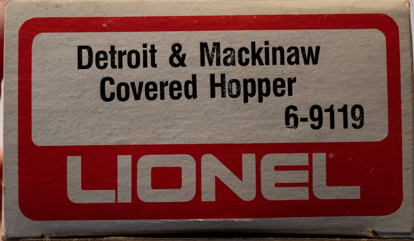 Lionel O Scale #6-9119 Detroit & Mackinaw Hopper