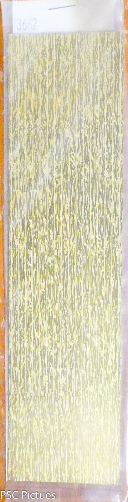 Precision Scale HOSA #3662 Etched Planks, Wood Grain, Depressed Lines, (Brass)