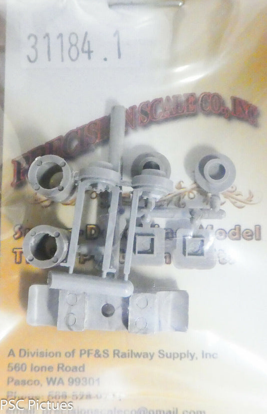 Precision Scale HOn3 #31184.1 Cylinder Blcok Kit w/Laird Guides, C-16, HOn3 Kit