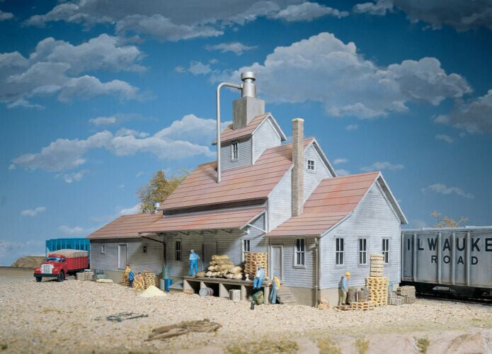 Walthers Cornerstone HO #933-3028 Sunrise Feed Mill