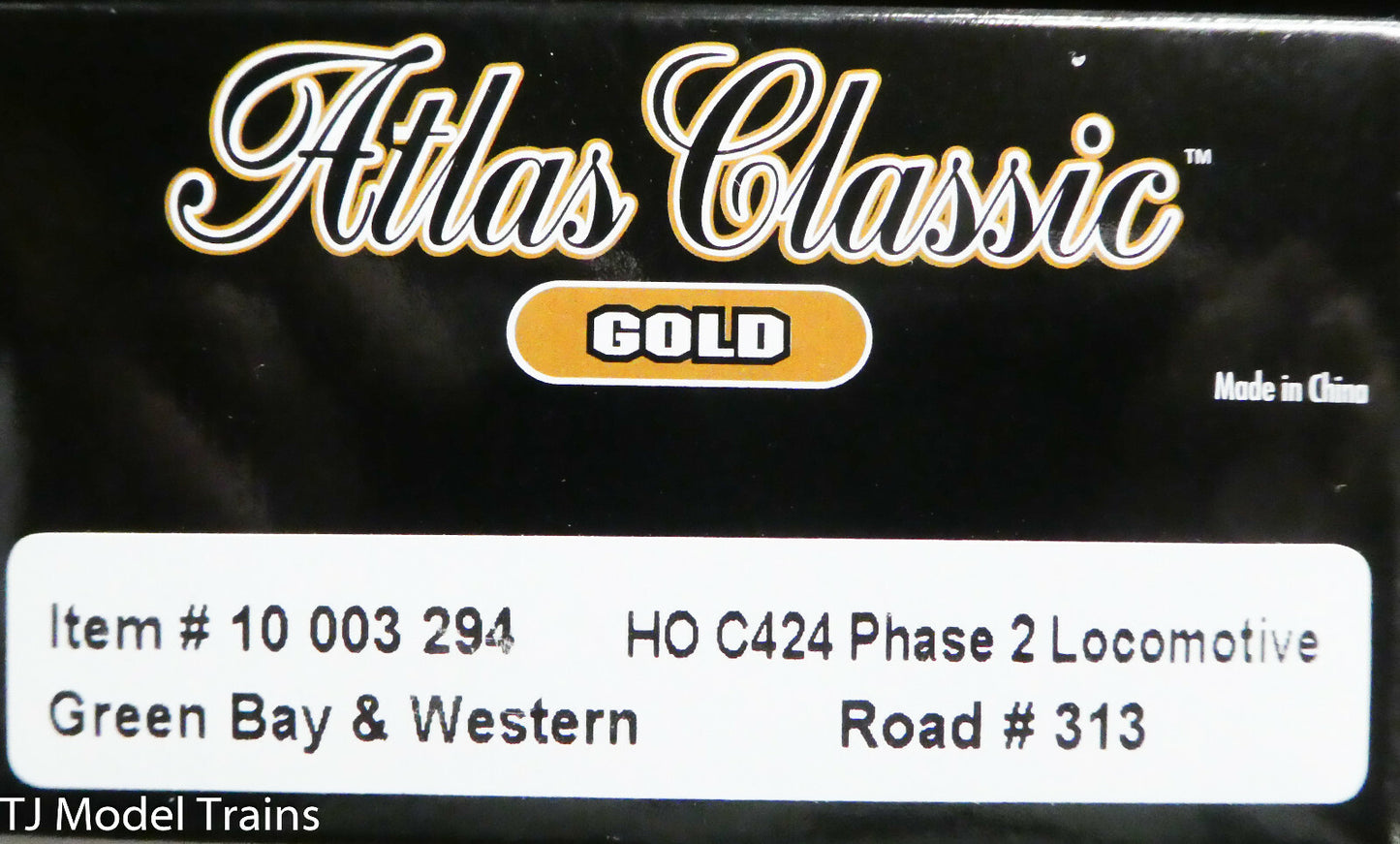 Atlas Classic Gold HO #10003294 (Rd #313) Green Bay & Route /C424 Phase 1 Loco