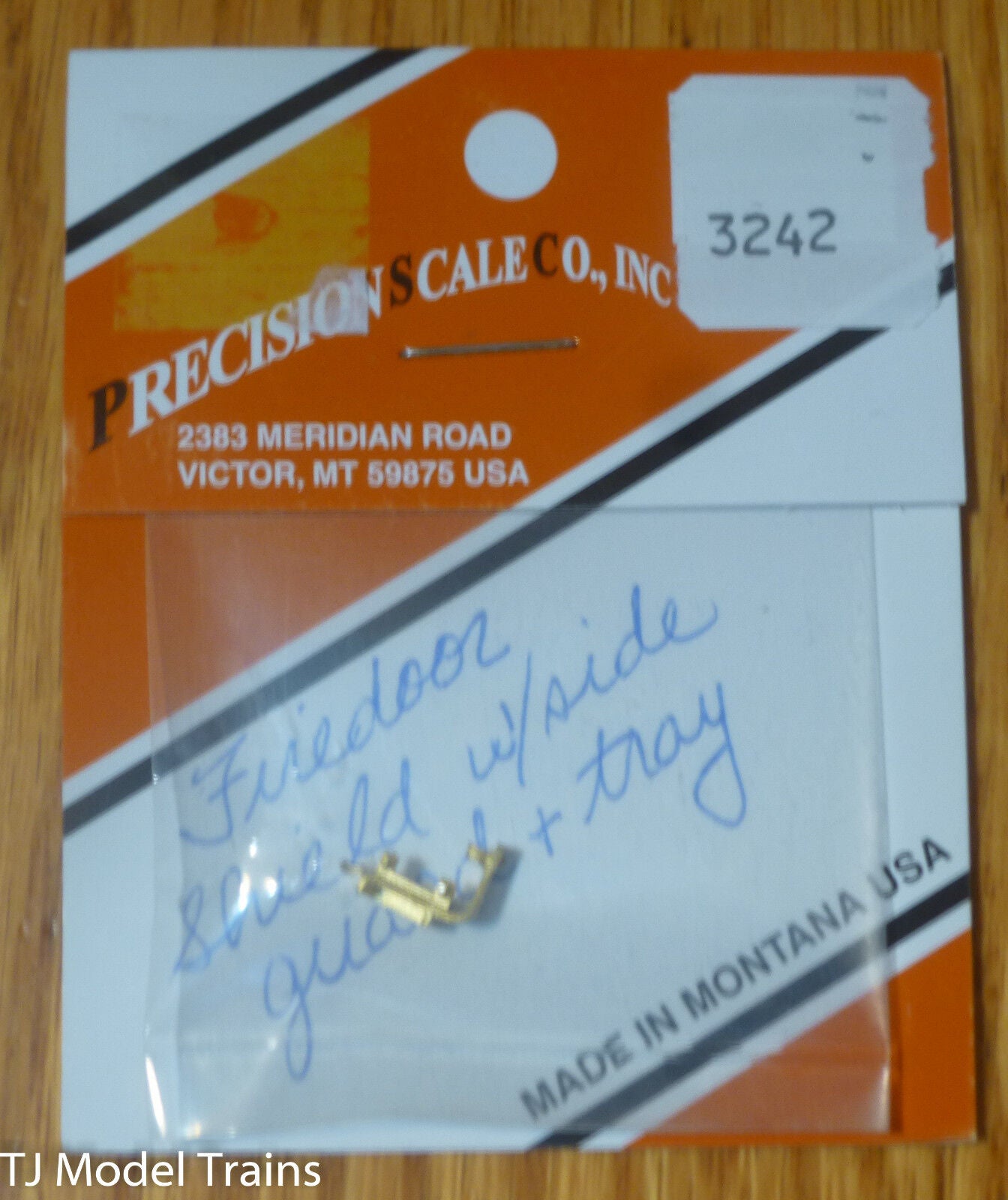 Precision Scale HO #3242 Fire Door Shield w/Guard -- BH