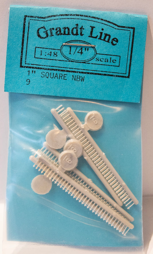 Grandt Line 1/4 #9 Square Nut & Bolt -- 1"