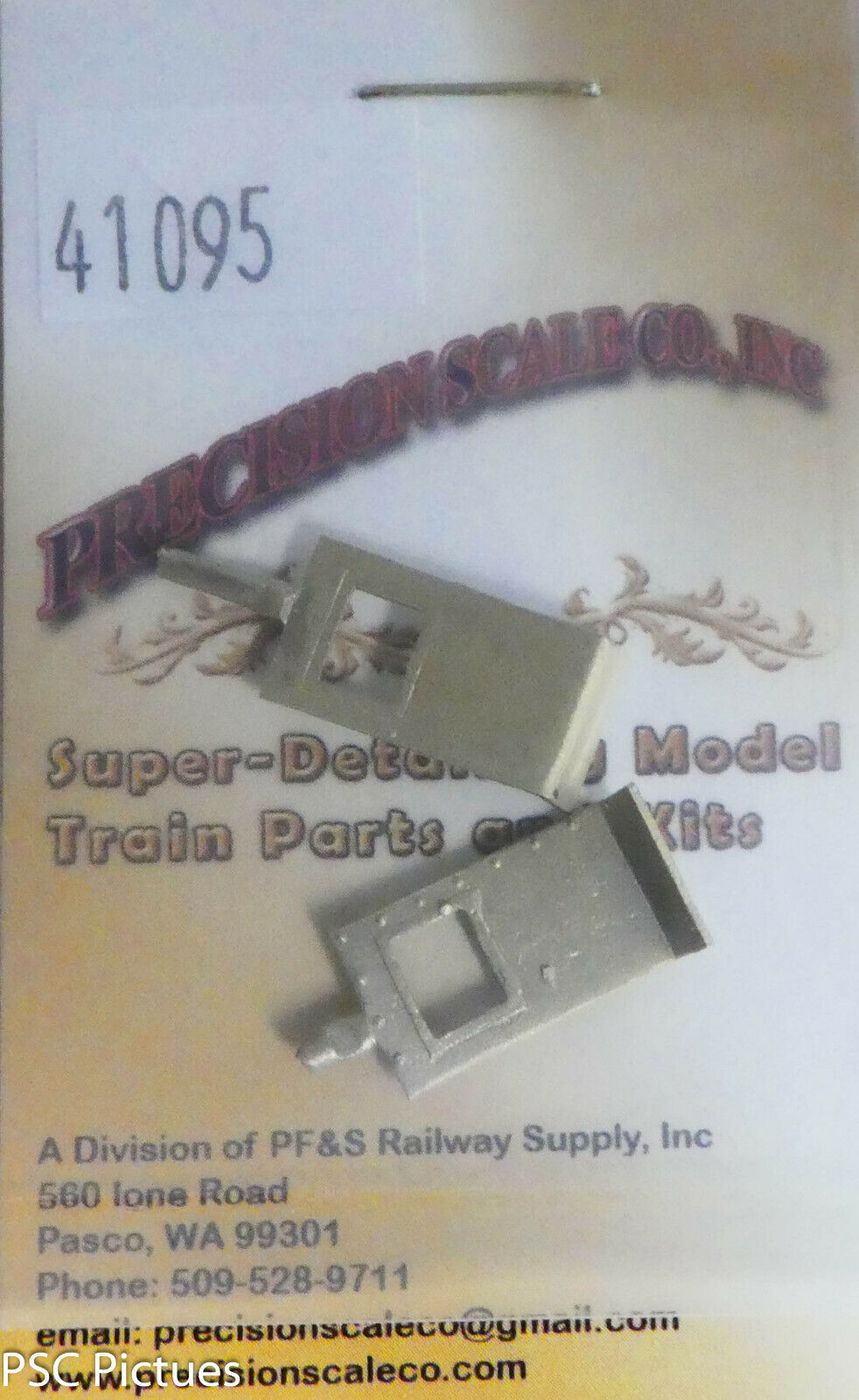 Precision Scale O #41095 Windows, Inspection, Lower Cab, C&O (Brass)