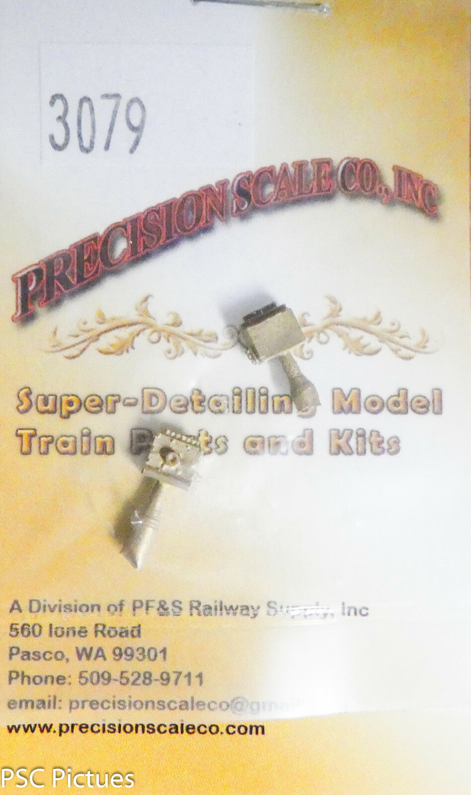 Precision Scale HO #3079 Detroit Mechanism Lubricate (Brass Castings)