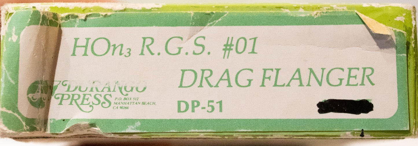 Durango Press HOn3 #51 Drag Flanger Kit -- Rio Grande Southern #01