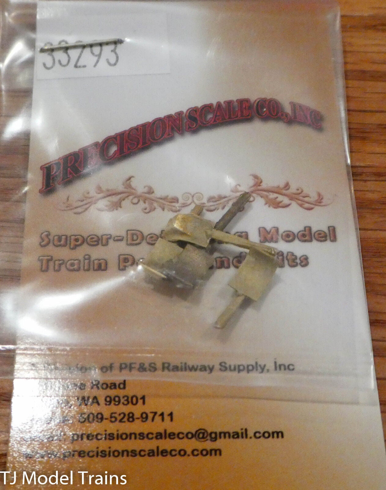 Precision Scale HO #33293 Vent, Corner Roof Mount (Pkg 4)