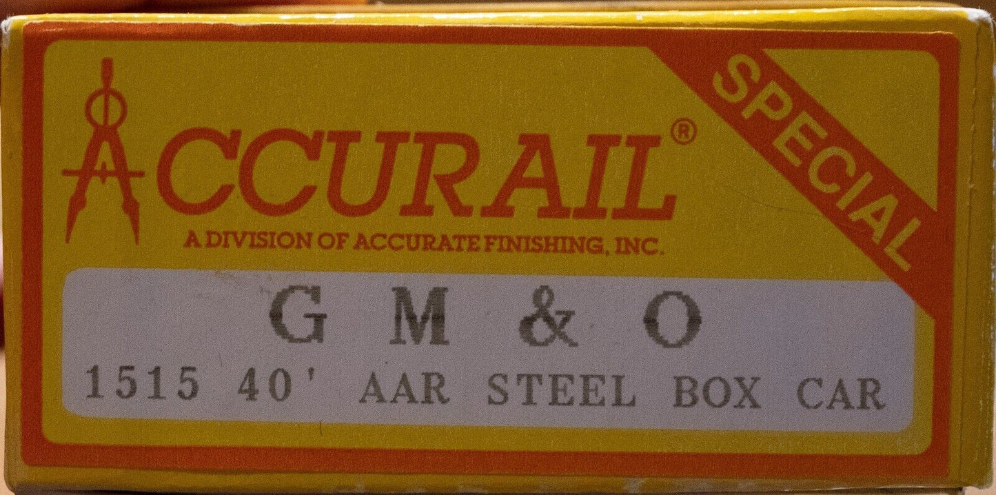 Accurail HO #1515 GM&O AAR BOXCAR (RED)