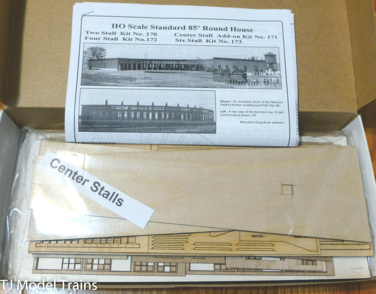 American Model Builders, Inc #173 (85' Wood Roundhouse) HO / Laser Cut Kit (NEW)
