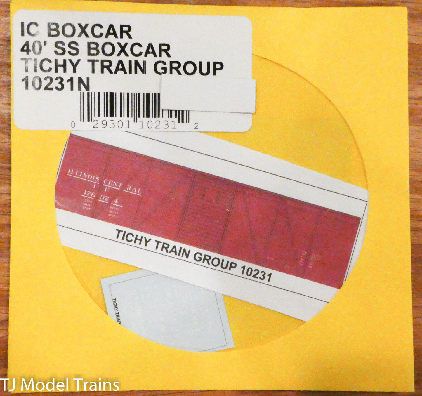 Tichy Train Group Decal #10231N Illinois Central 40 SS Boxcar (Decal)