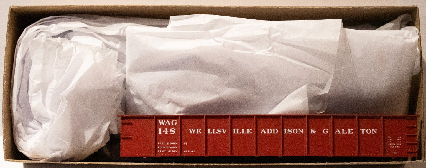 Accurail HO #8160 (3Pack) Wood Boxcar, Steel Boxcar, Gondola Set - Kit -- Wellsv