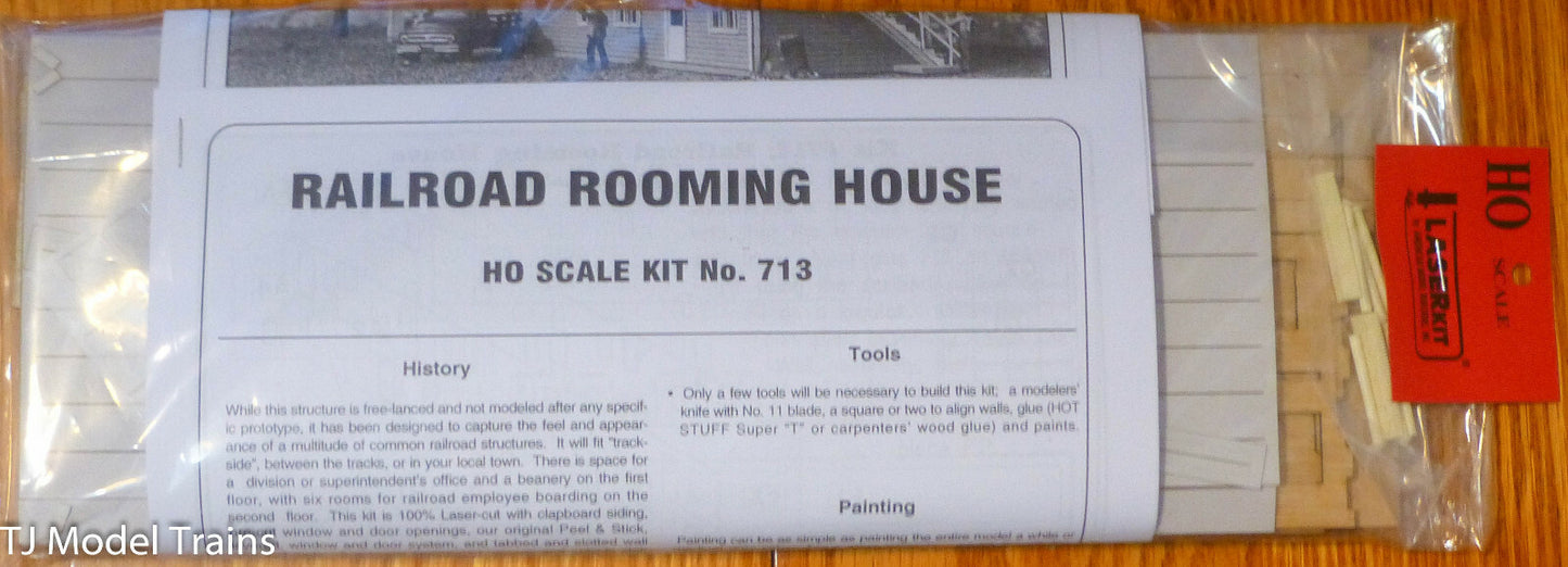 American Model Builders HO #713 Railroad Rooming House