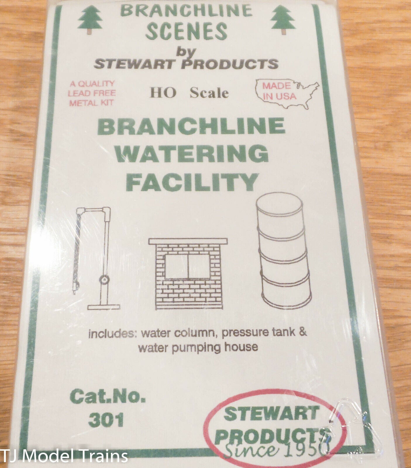 Stewart HO Scale #301 Stewart Products Branchline Watering Facility Kit