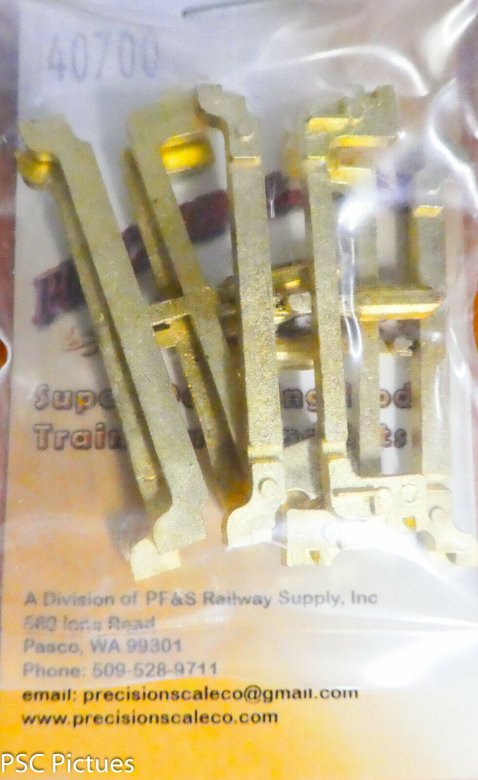 Precision Scale O #40700 Beam & End, Cross Bearer, Pullman Heavywweight (Brass