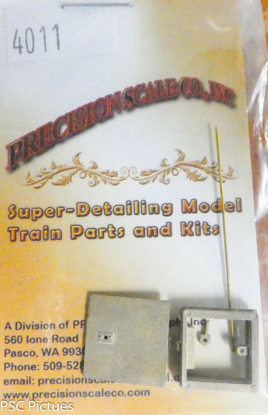 Precision Scale O #4011 Hatch, Cab, Working (Brass Kit)