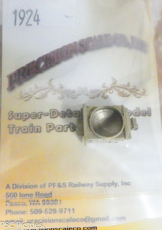 Precision Scale O #1924 Headlight, Early Arc Type, D&RGW (Brass Casting)