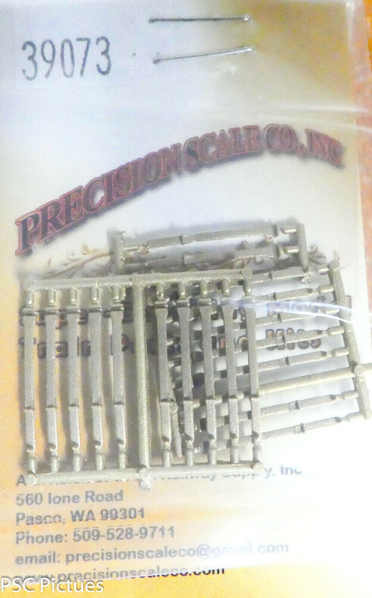 Precision Scale HO #39073 Stanchins, Modern EMD Handrail, w/Extended Brk. .022"