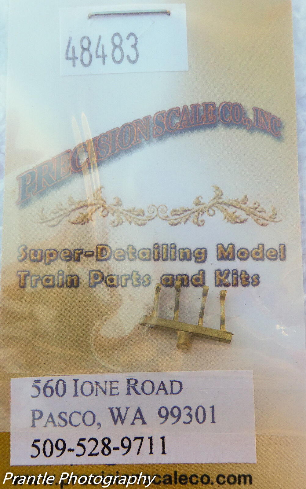 Precision Scale #48483 Pipe Brackets, Single, Cored .020"