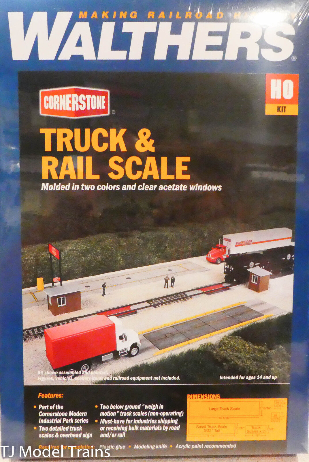 Walthers HO #933-4068 Truck & Rail Scale (kit Form)