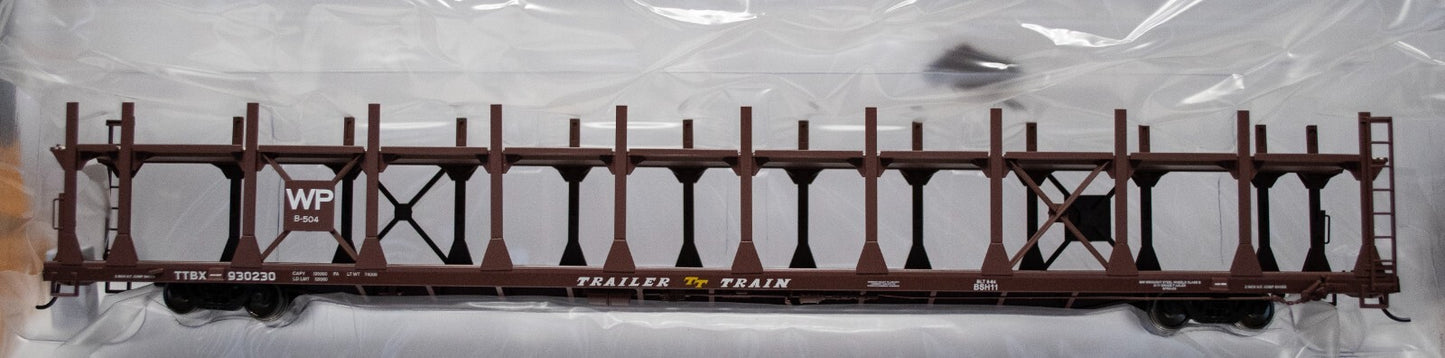 Walthers HO #910-8046 89' Flatcar w/Bi-Level Open Auto Rack - Ready to Run -- We