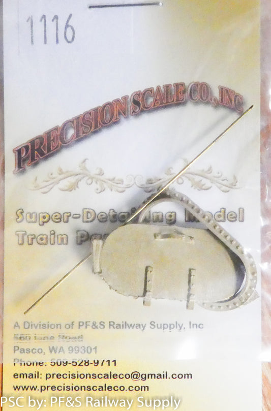 Precision Scale O #1116 Hatch, Water,. Large, Working, K-36/37 Tender (Brass Kit