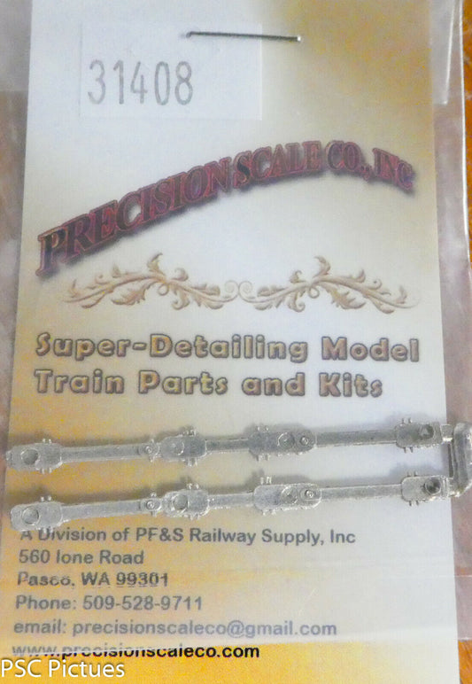 Precision Scale HOn3 #31408 Rods, Side Early C-16  (Castings) Pair