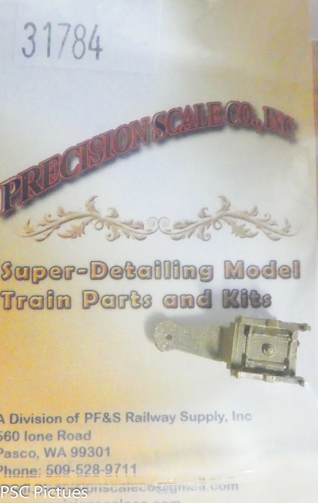 Precision Scale HO #31062 Backhead – Unpainted Brass Casting For HOn3 C-16 Models