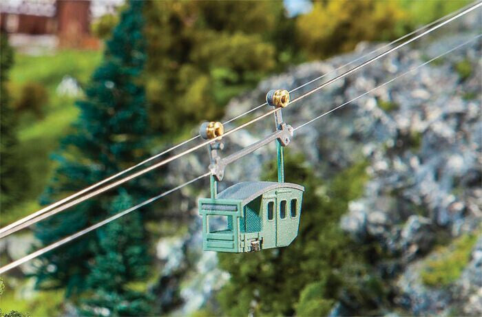 Faller: #232372 N Scale  Motorized Passenger & Freight Cableway -- Kit