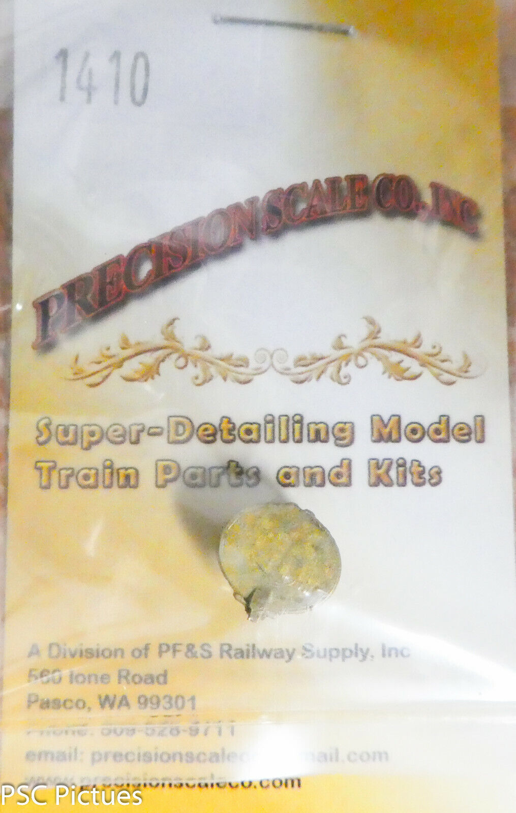 Precision Scale O #1410 Hatch, Water, Early & Intermediate C-16 Tender (Brass)