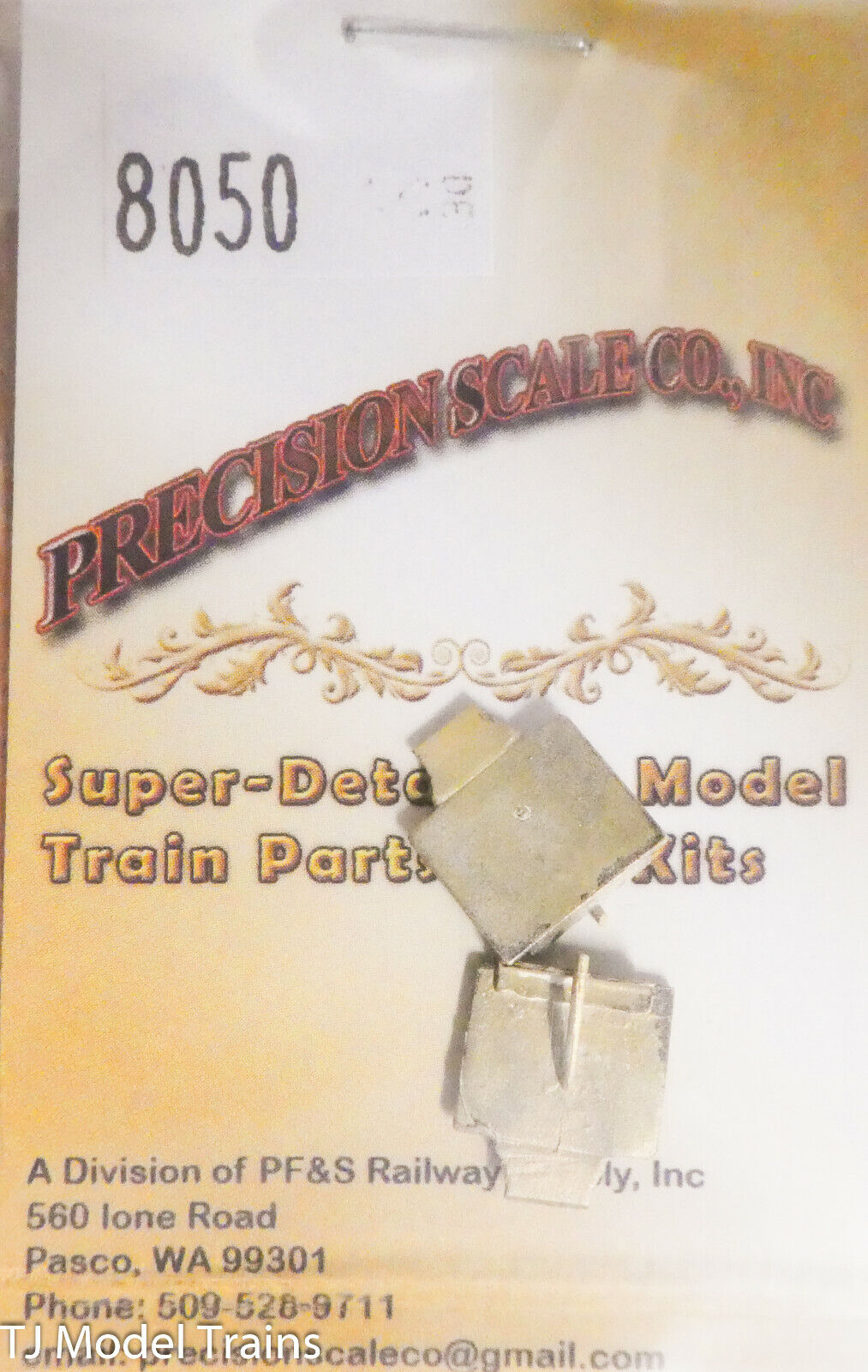 Precision Scale O #8050 Seats, Cab, Folding (Brass Castings)