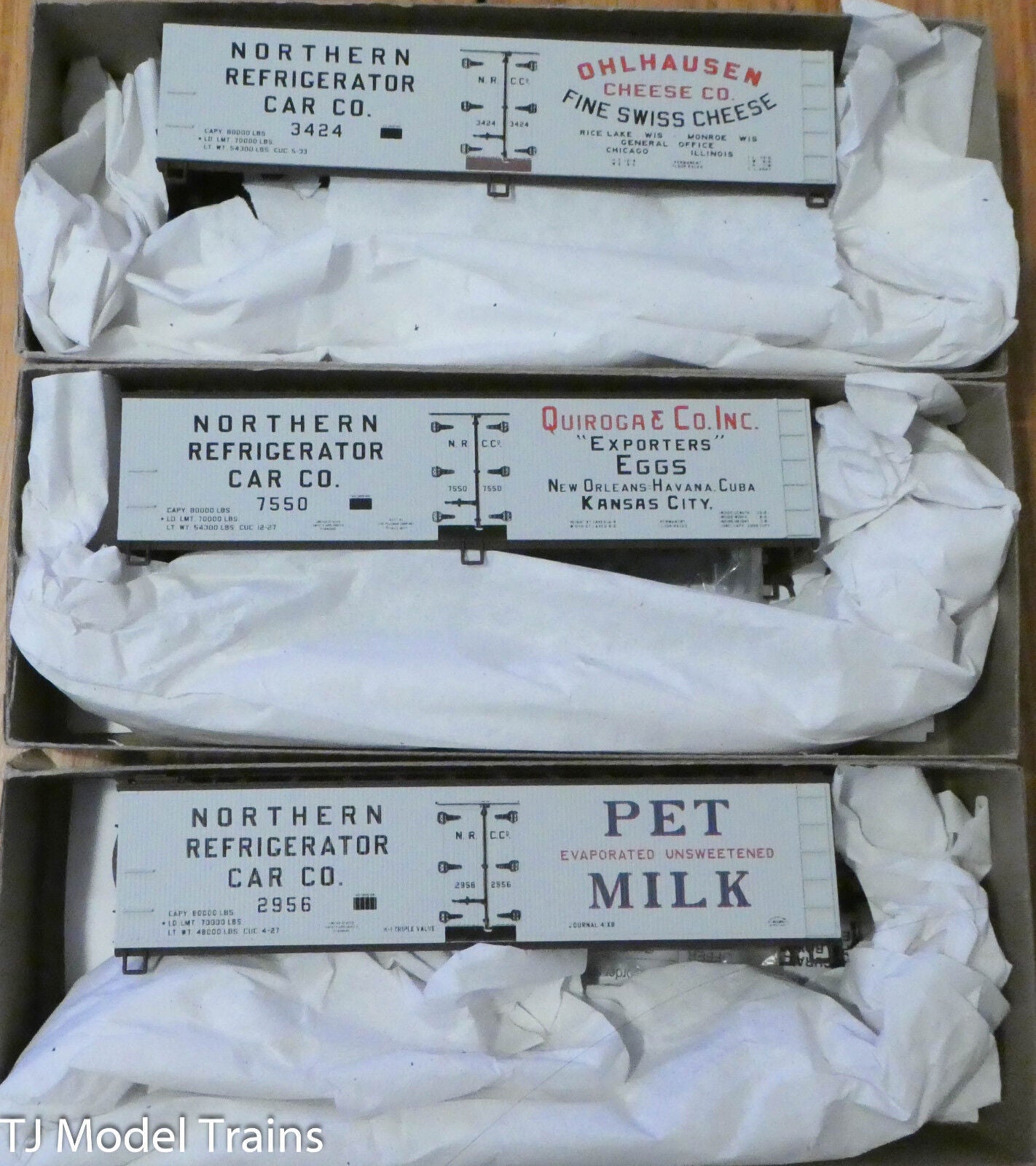 Accurail HO #8096 Northern Refrigerator Car Company (3 Car Set)