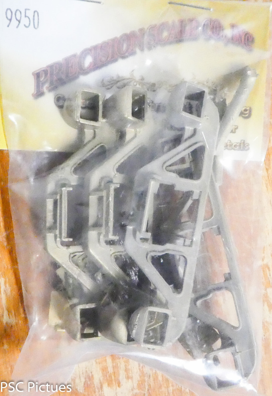 Precision #9950 (1/2" Scale) Sideframes, ASF 4'8" WB w/ Working Journal Lids (Br