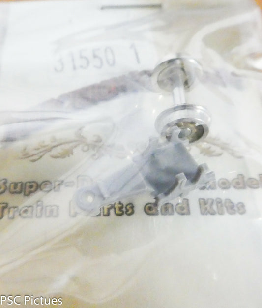 Precision Scale HOn3 #31550.1 Truck, Lead, w/24" Wheels, (Plastic) Metal Wheel