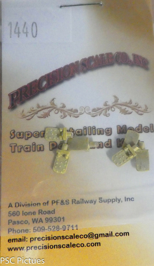 Precision Scale O #1440 Stays for: K-36 Tender (Brass) 6 in pkg