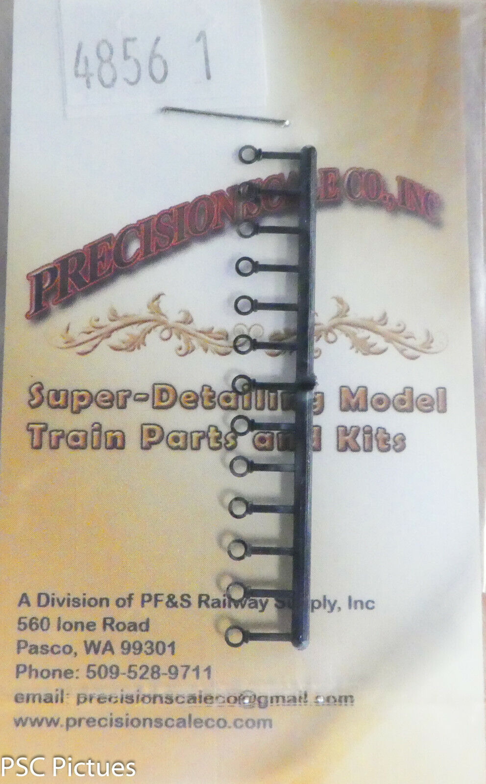 Precision Scale O #4856.1 (Plastic) Lift Rings, Large, .050" Dia. Core