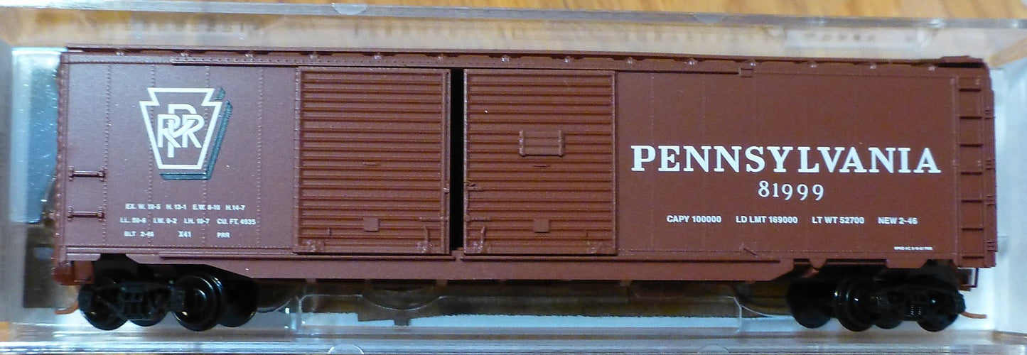Micro-Trains Line #07800010 Pennsylvania Railroad 50' Auto Boxcar Rd #81999