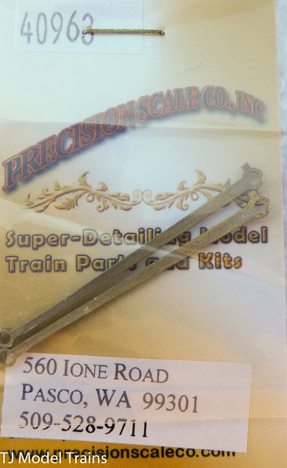 Precision Scale O #40963 Eccentric Rods, 7' 3"