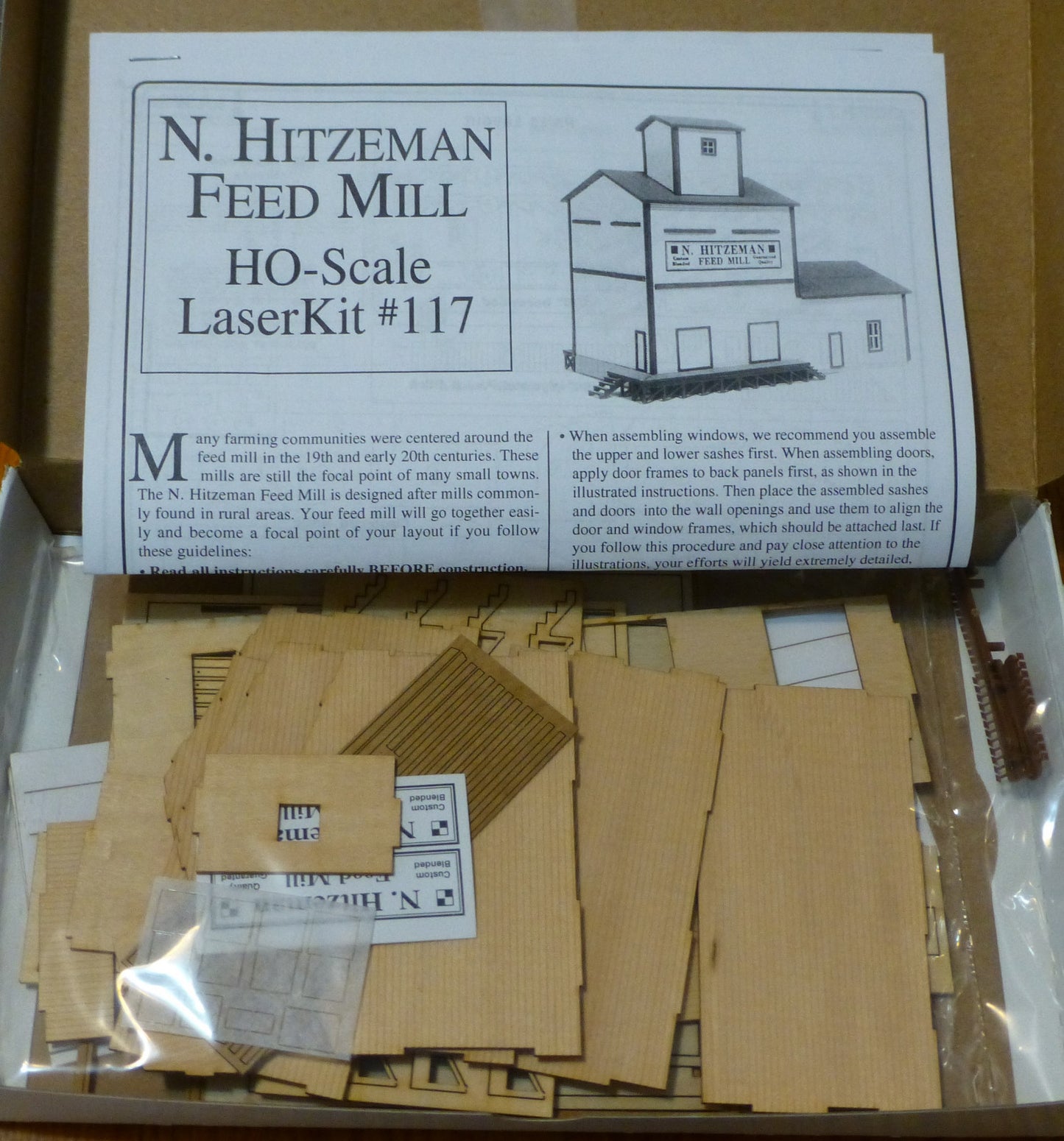 American Model Builders HO #117 Hitzeman Feed Mill